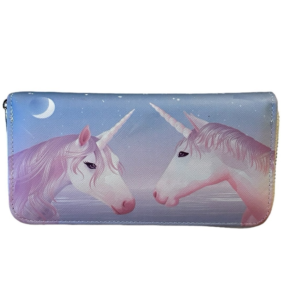 NWOT Unicorn zip around  wallet